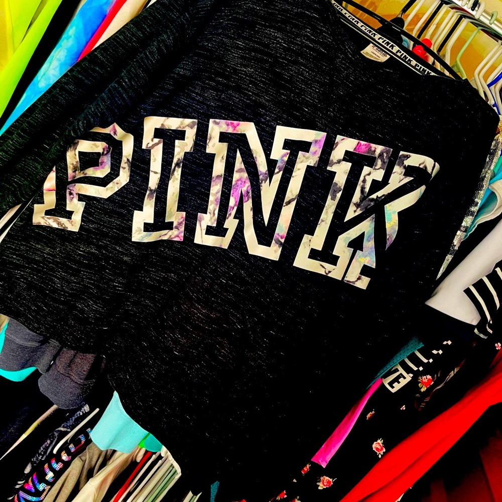 VS PINK Marble Sweatshirt